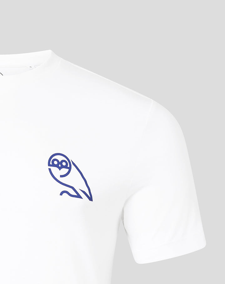 SHEFFIELD WEDNESDAY UNISEX SCRIPT T-SHIRT - WHITE