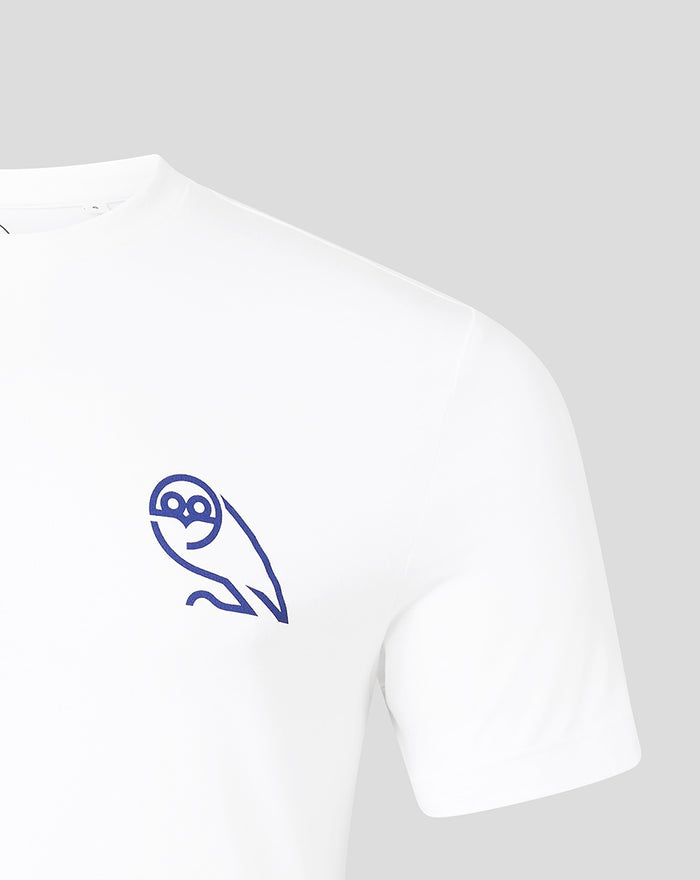 SHEFFIELD WEDNESDAY UNISEX SCRIPT T-SHIRT - WHITE
