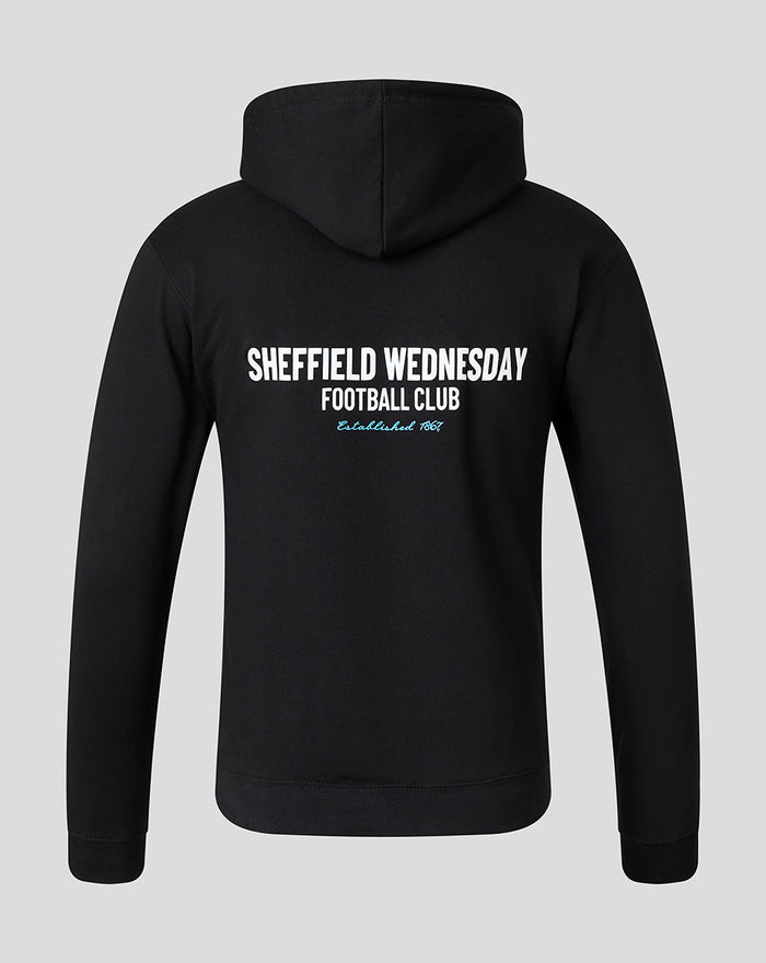 SHEFFIELD WEDNESDAY UNISEX OWLS HOODIE - BLACK
