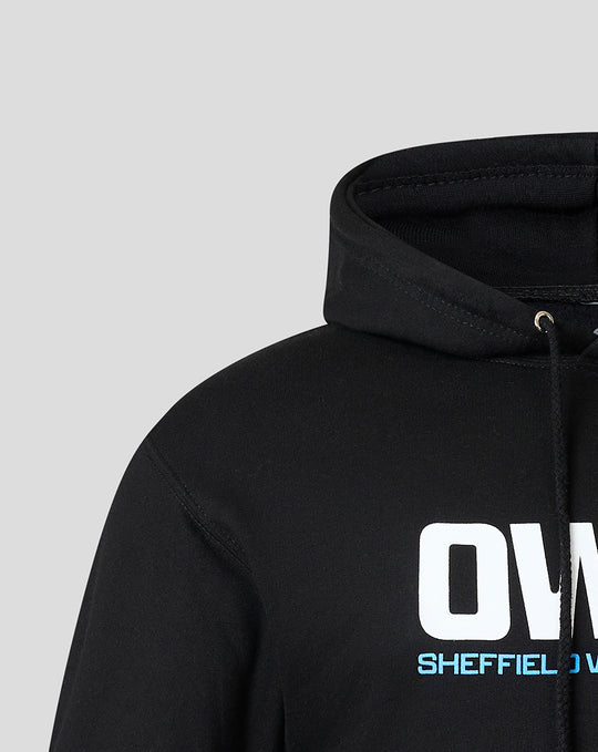 SHEFFIELD WEDNESDAY UNISEX OWLS HOODIE - BLACK