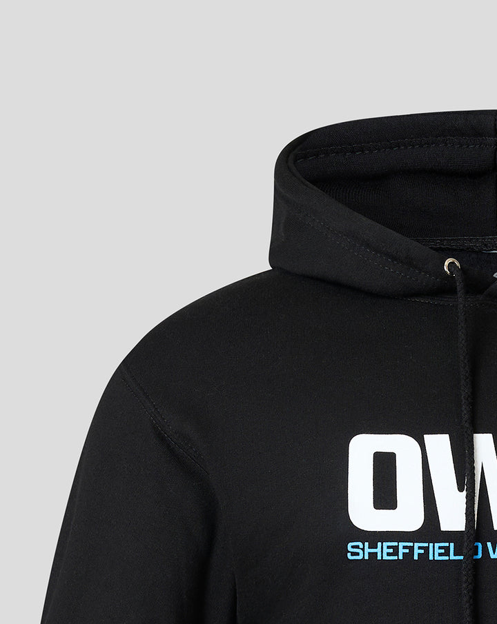 SHEFFIELD WEDNESDAY UNISEX OWLS HOODIE - BLACK