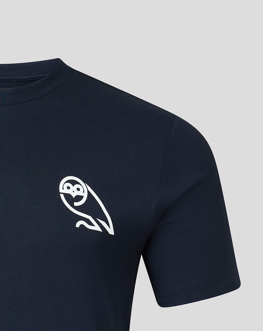 SHEFFIELD WEDNESDAY UNISEX SCRIPT T-SHIRT - NAVY