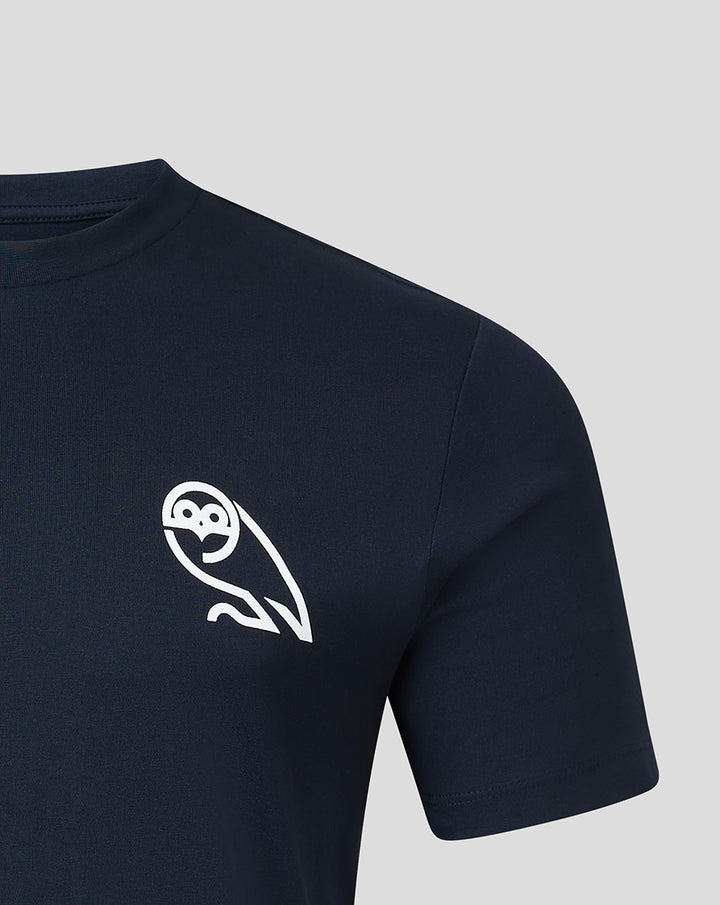 SHEFFIELD WEDNESDAY UNISEX SCRIPT T-SHIRT - NAVY