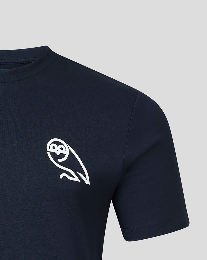 SHEFFIELD WEDNESDAY UNISEX SCRIPT T-SHIRT - NAVY