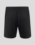 Back view of black Sheffield Wednesday home shorts with an elastic waistband