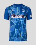 Blue Sheffield Wednesday 2026/27 home goalkeeper short sleeve shirt with fibrely sponsor and Umbro logos.