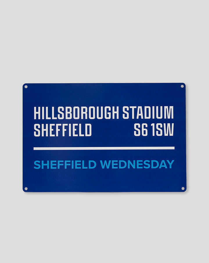 SHEFFIELD WEDNESDAY STREET SIGN