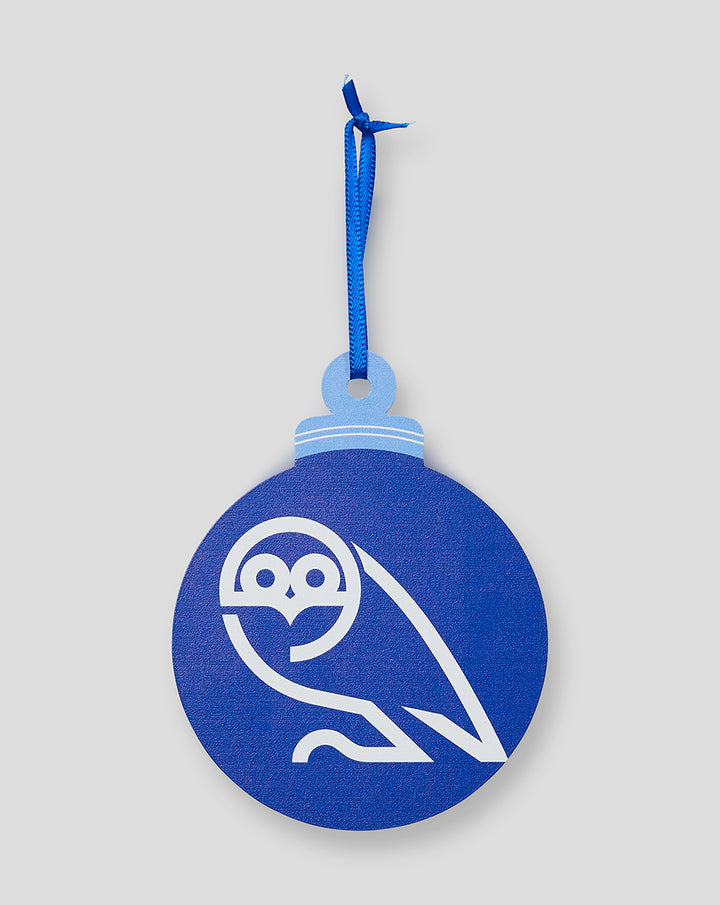SHEFFIELD WEDNESDAY CHRISTMAS BAUBLE DANGLER