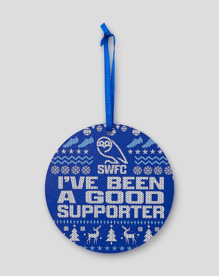 SHEFFIELD WEDNESDAY CHRISTMAS GOOD SUPPORTER DANGLER