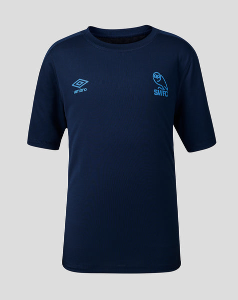 SHEFFIELD WEDNESDAY JUNIOR 2026/27 TRAINING SHORT SLEEVE TEE - NAVY