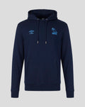 Navy unisex travel OH hoodie featuring SWFC crest and Umbro logo on chest, front view