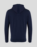 Back view of navy unisex Sheffield Wednesday travel OH hoodie with hood
