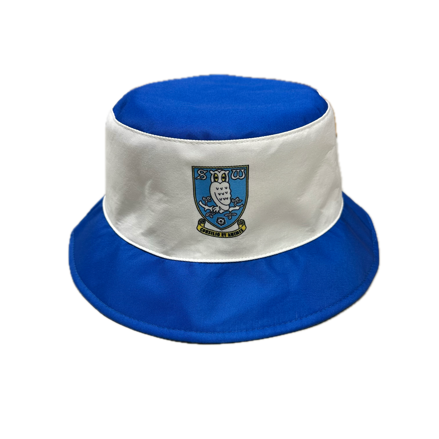 Reversible Blue and White Bucket Hat
