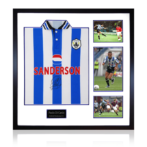 Di Canio Signed SWFC Shirt Large Display