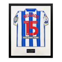 Juan Delgado Match Issue Shirt Display