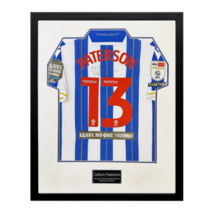 Callum Paterson Match Issue Shirt Display