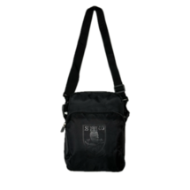 Crest Black Shoulder Bag