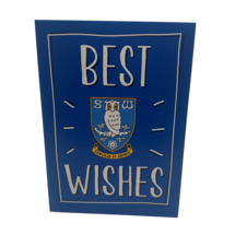 A5 Best Wishes Card - Blue