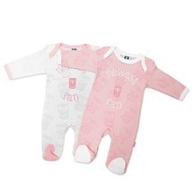 Girls Twin Pack Sleepsuit