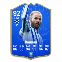 Bannan  A4 Signed Player Card Limited Edition