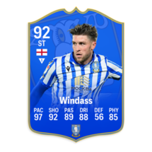 A4 Windass Singed Player Card Limited Edition