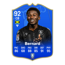A4 Bernard Singed Player Card Limited Edition