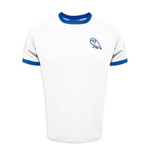 Essential Adult Retro Ringer T white royal