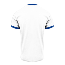 Essential Adult Retro Ringer T white royal