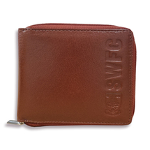 Zip Around Wallet Brown