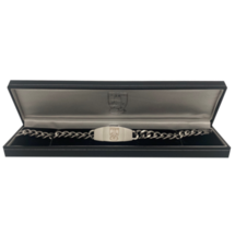 Stainless Steel Crest Bracelet