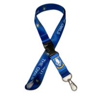 Royal Blue Lanyard With PVC Crest