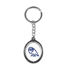 Spinner Crest & Retro Owl Keyring