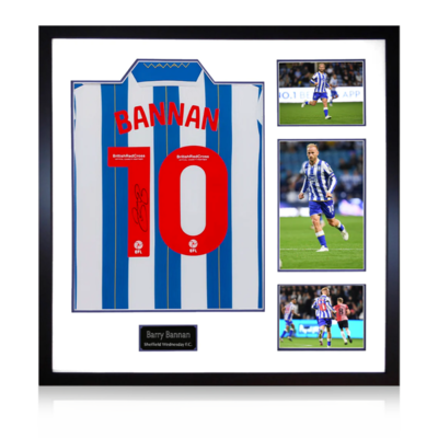 Barry Bannan Signed SWFC 23/24 Shirt Large Display