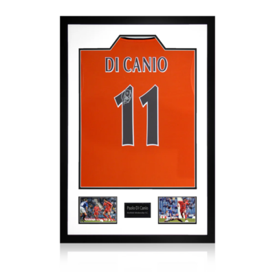 Di Canio Signed SWFC Away Shirt Display