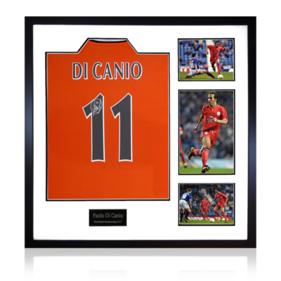 Di Canio Signed SWFC Away Shirt Large Display