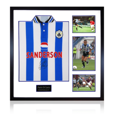 Di Canio Signed SWFC Shirt Large Display