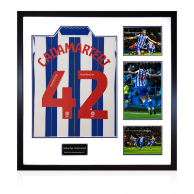 Bailey Cadamarteri Signed SWFC 23/24 Shirt Large Display