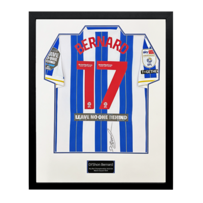 Di Shon Bernard Match Issue Shirt Display