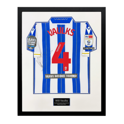 Will Vaulks Match Issue Shirt Display