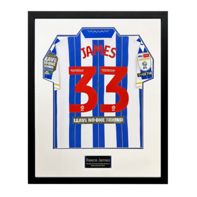 Reece James Match Issue Shirt Display