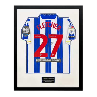 Ashley Fletcher Match Issue Shirt Display