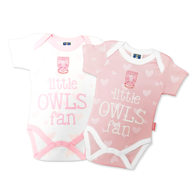 Girls Twin Pack Bodysuit