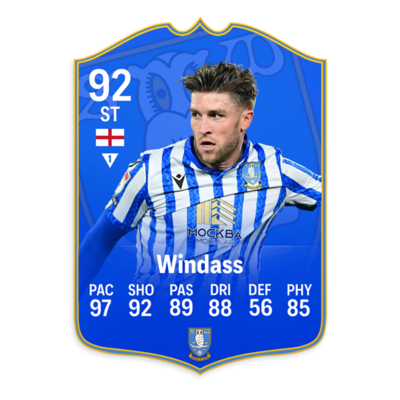 A4 Windass Singed Player Card Limited Edition