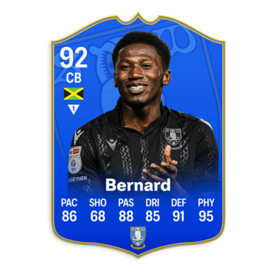 A4 Bernard Singed Player Card Limited Edition