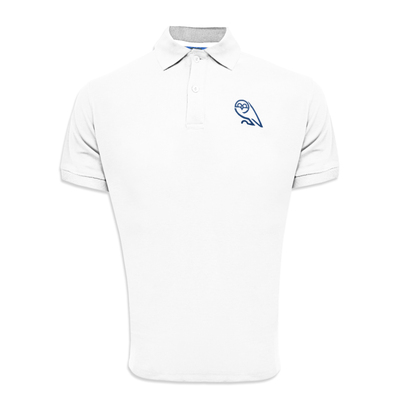 Essential Adult Retro polo white