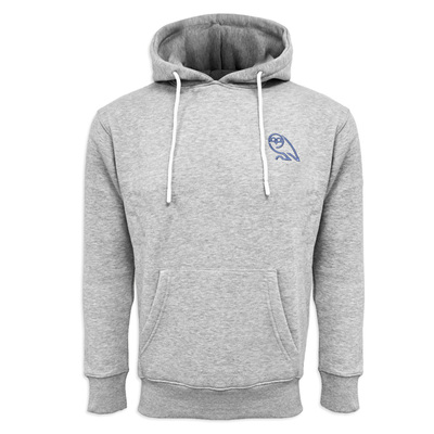 Essential Adult Retro Hoodie grey