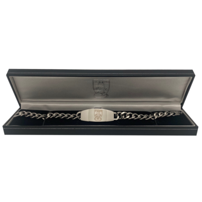 Stainless Steel Crest Bracelet