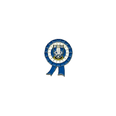 Rosette Pin Badge