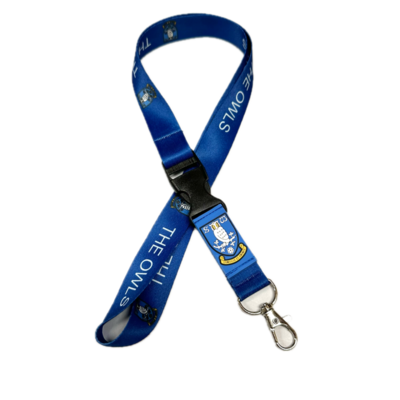 Royal Blue Lanyard With PVC Crest