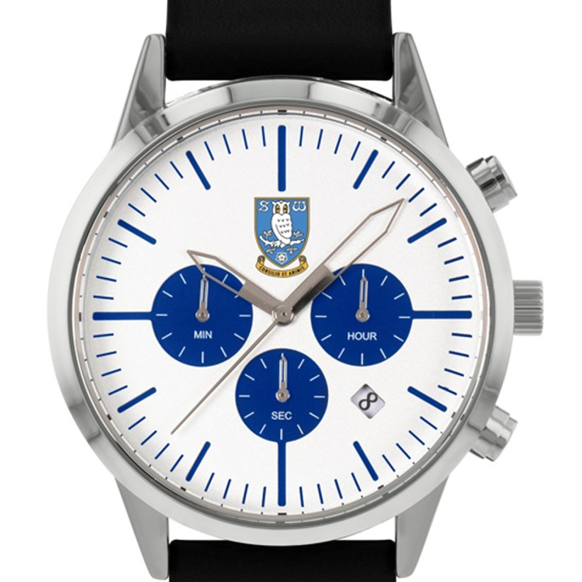 SWFC Chronograph Leather Strap - Sheffield Wednesday Superstore